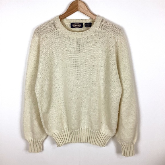 Towncraft Sweaters - Vintage Towncraft Oversized Crewneck Long Sleeve Grandpa Knit Sweater Size Large